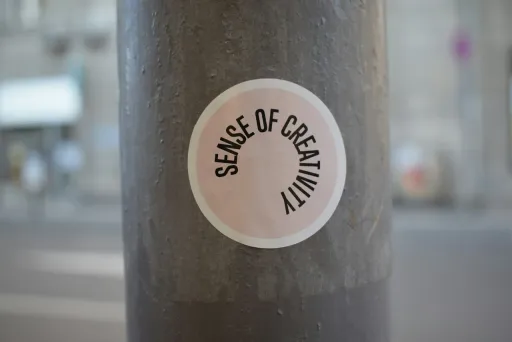 Clear round stickers